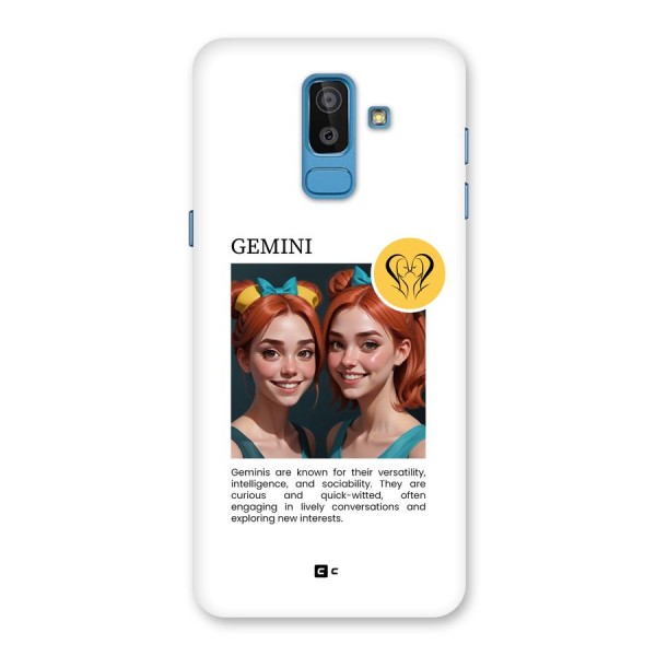 Golden Gemini Back Case for Galaxy J8