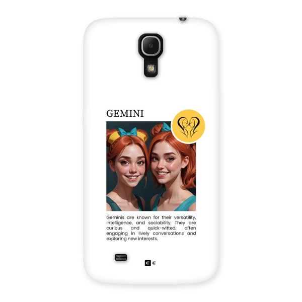 Golden Gemini Back Case for Galaxy Mega 6.3