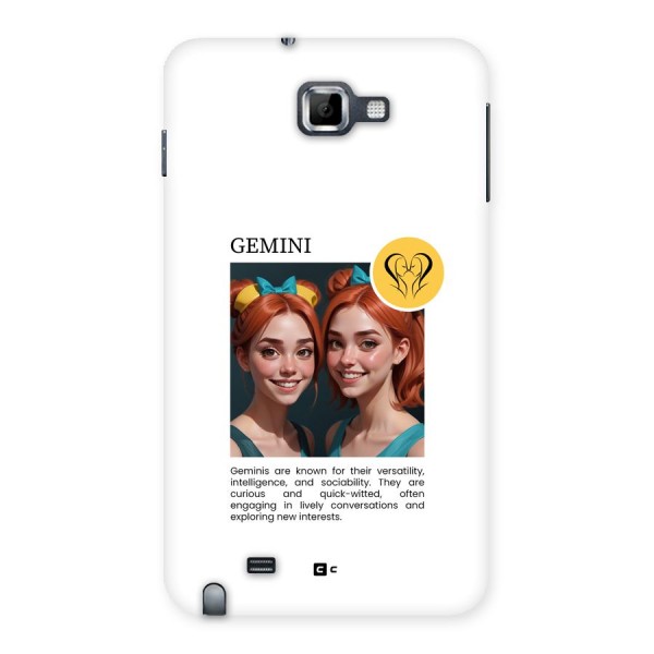 Golden Gemini Back Case for Galaxy Note