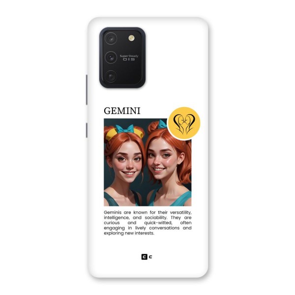 Golden Gemini Back Case for Galaxy S10 Lite