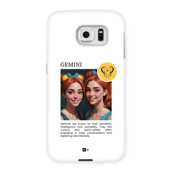 Golden Gemini Back Case for Galaxy S6