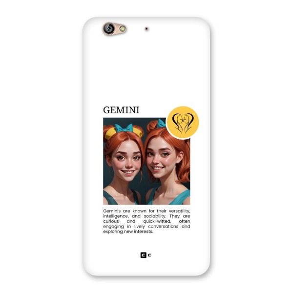 Golden Gemini Back Case for Gionee S6