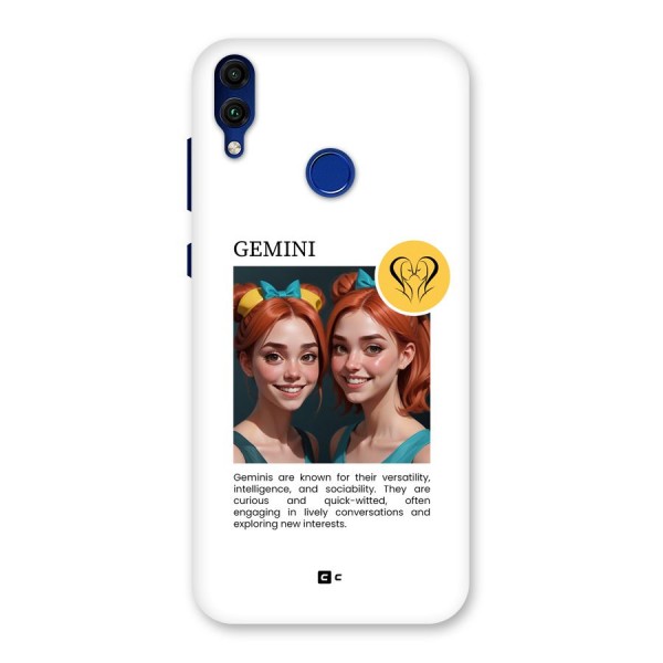 Golden Gemini Back Case for Honor 8C