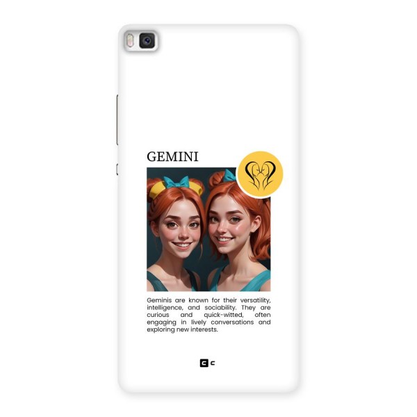 Golden Gemini Back Case for Huawei P8