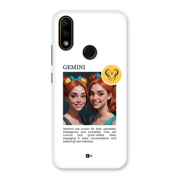 Golden Gemini Back Case for Lenovo A6 Note