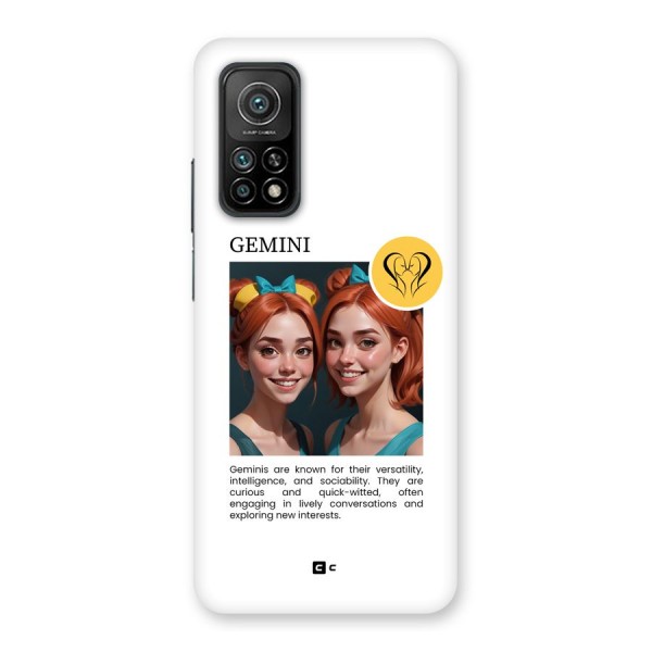 Golden Gemini Back Case for Mi 10T Pro 5G