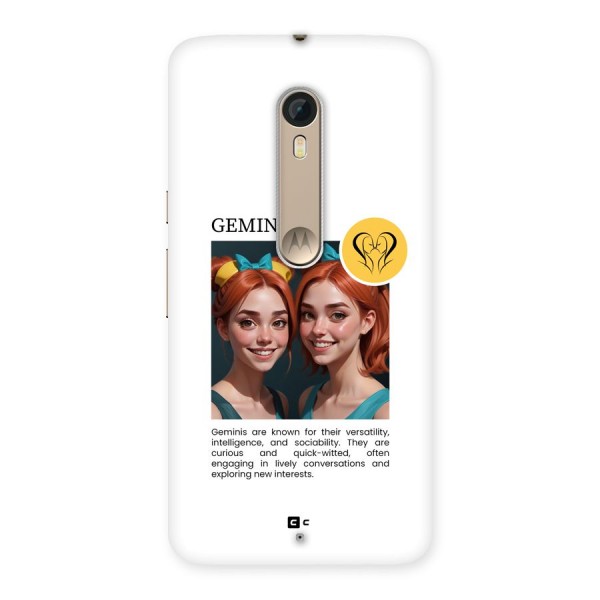 Golden Gemini Back Case for Moto X Style