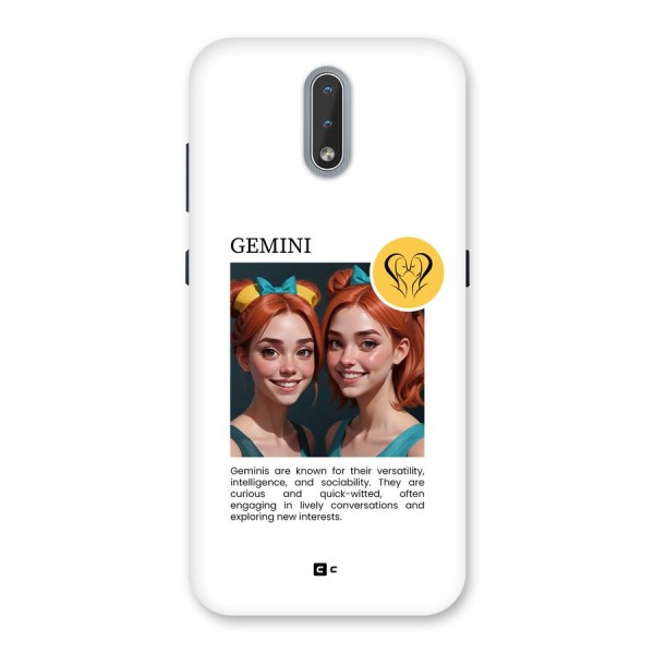 Golden Gemini Back Case for Nokia 2.3