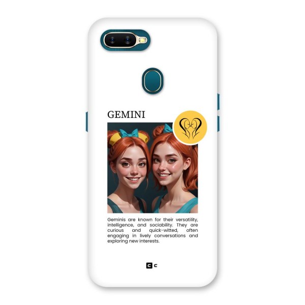 Golden Gemini Back Case for Oppo A11k