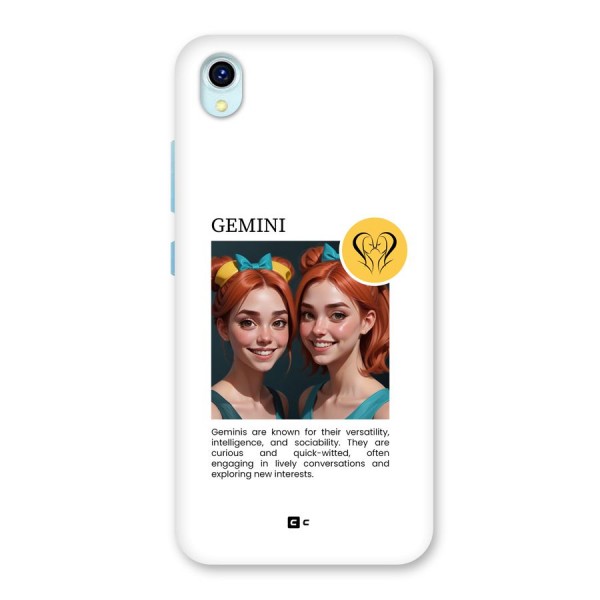 Golden Gemini Back Case for Vivo Y1s