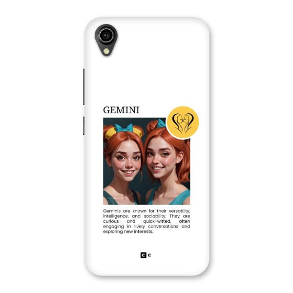 Golden Gemini Back Case for Vivo Y91i