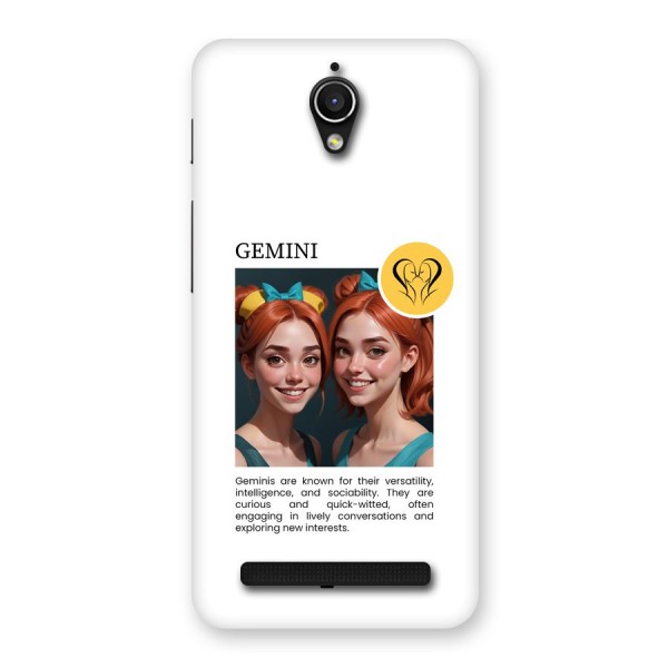 Golden Gemini Back Case for Zenfone Go