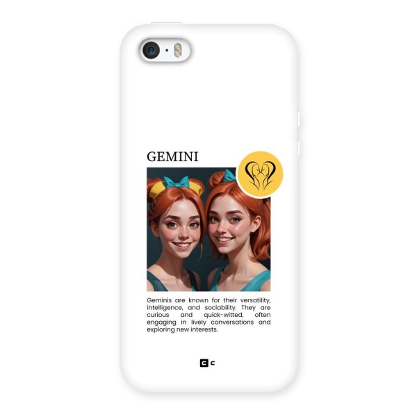 Golden Gemini Back Case for iPhone 5 5s