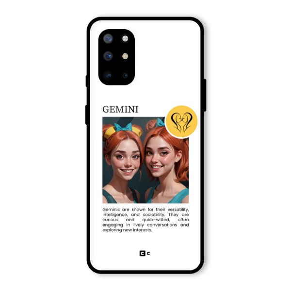 Golden Gemini Glass Back Case for OnePlus 8T