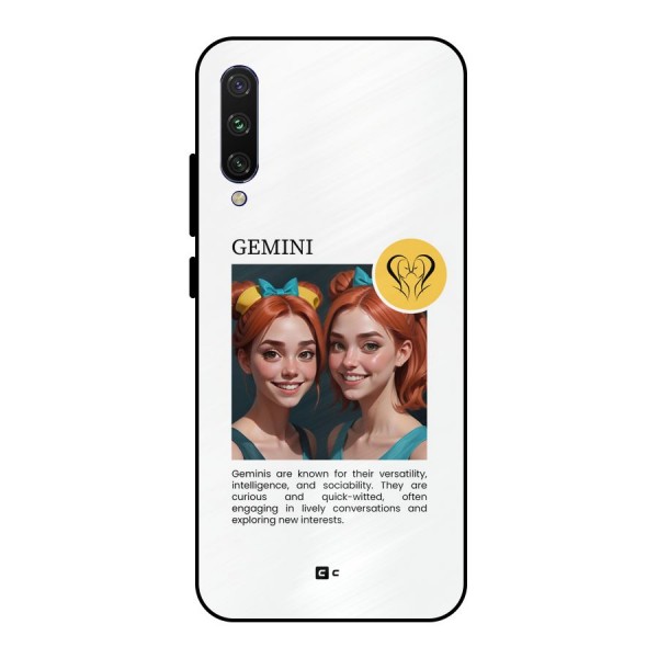 Golden Gemini Metal Back Case for Mi A3