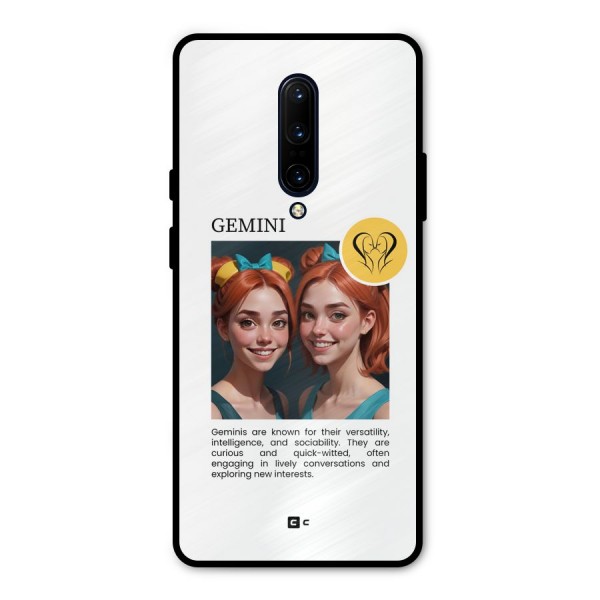 Golden Gemini Metal Back Case for OnePlus 7 Pro