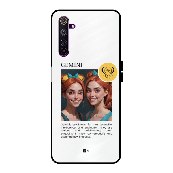 Golden Gemini Metal Back Case for Realme 6 Pro