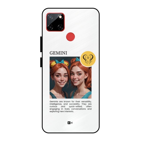 Golden Gemini Metal Back Case for Realme C12