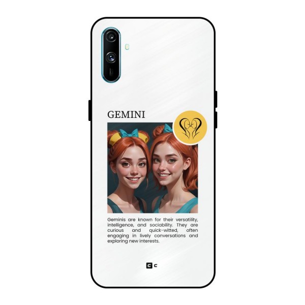 Golden Gemini Metal Back Case for Realme C3