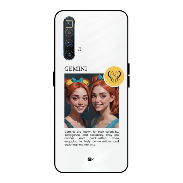 Golden Gemini Metal Back Case for Realme X3