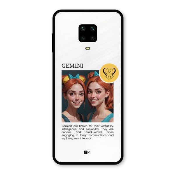 Golden Gemini Metal Back Case for Redmi Note 10 Lite