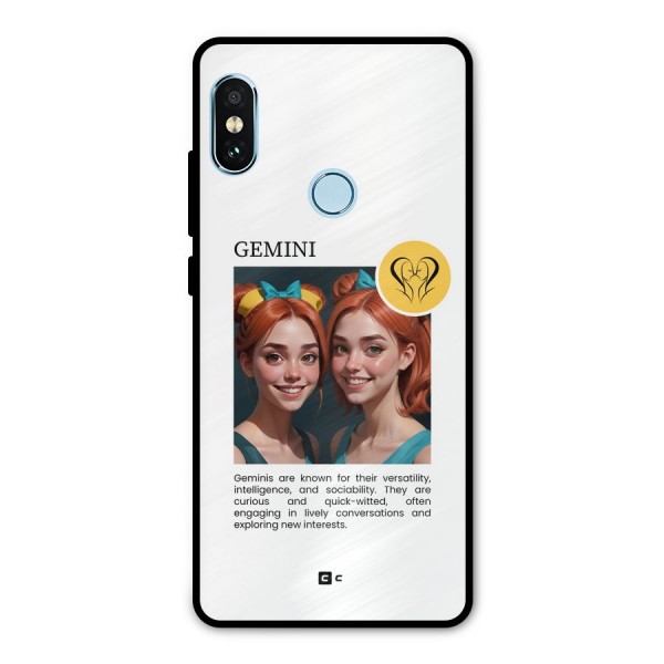 Golden Gemini Metal Back Case for Redmi Note 5 Pro