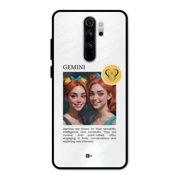 Golden Gemini Metal Back Case for Redmi Note 8 Pro