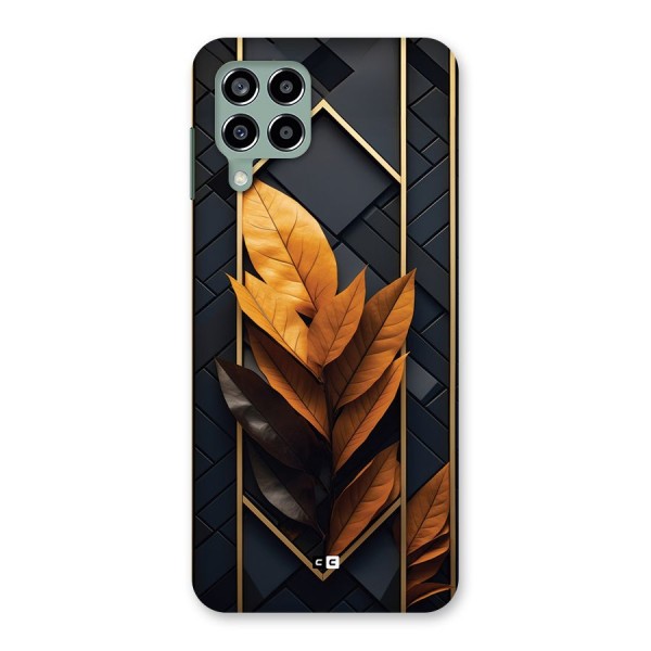 Golden Leaf Pattern Back Case for Galaxy M33