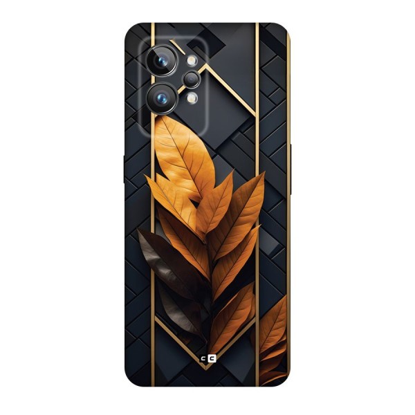 Golden Leaf Pattern Back Case for Realme GT2 Pro