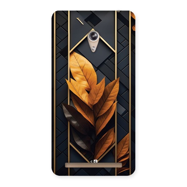 Golden Leaf Pattern Back Case for Zenfone 6