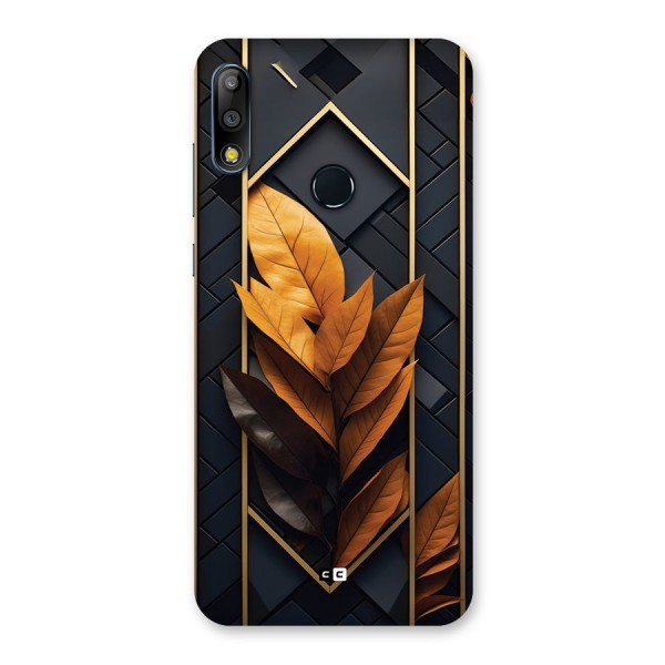 Golden Leaf Pattern Back Case for Zenfone Max Pro M2