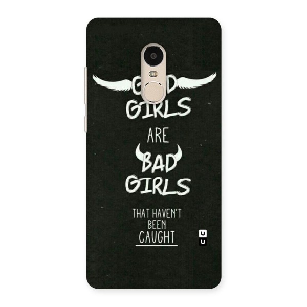 Good Bad Girls Back Case for Xiaomi Redmi Note 4