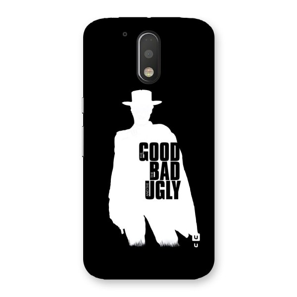 Good Bad Ugly Back Case for Moto G4