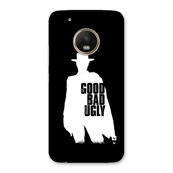 Good Bad Ugly Back Case for Moto G5 Plus