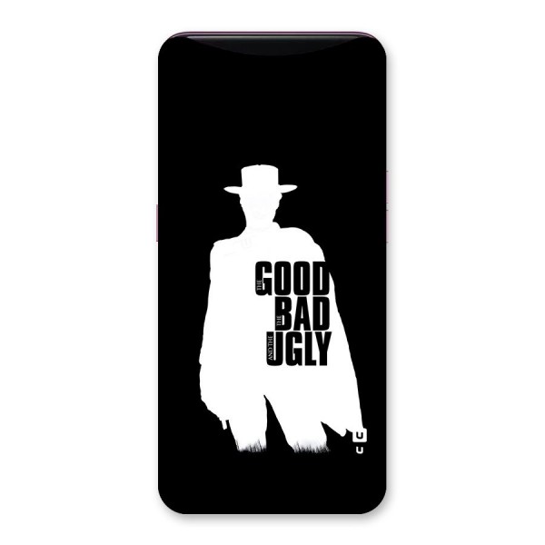 Good Bad Ugly Back Case for Oppo Find X