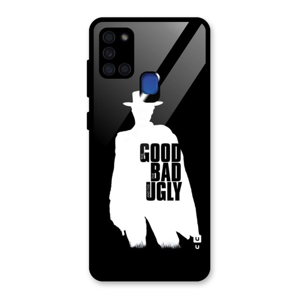 Good Bad Ugly Glass Back Case for Galaxy A21s