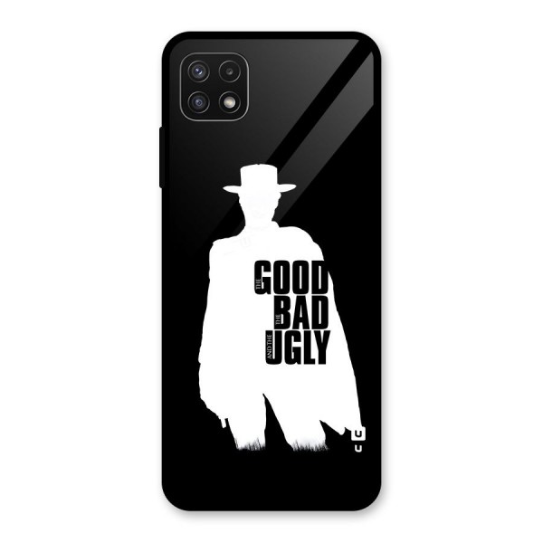 Good Bad Ugly Glass Back Case for Galaxy A22 5G