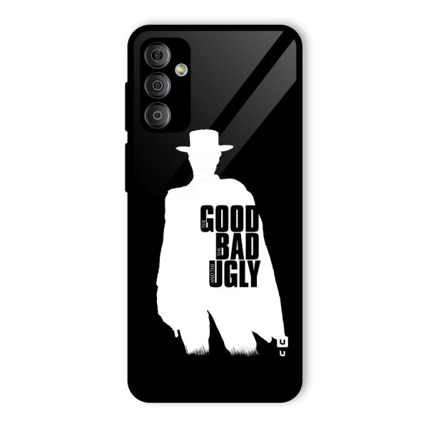 Good Bad Ugly Glass Back Case for Galaxy F23