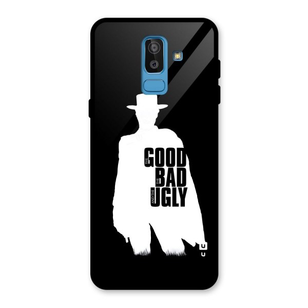 Good Bad Ugly Glass Back Case for Galaxy J8