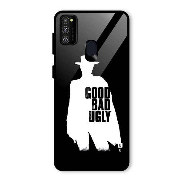 Good Bad Ugly Glass Back Case for Galaxy M21