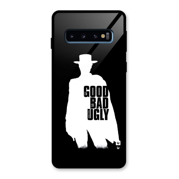 Good Bad Ugly Glass Back Case for Galaxy S10