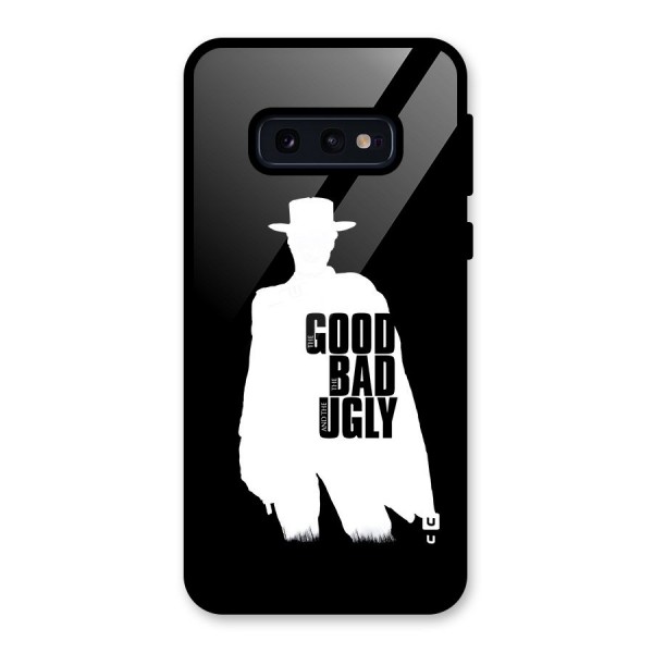 Good Bad Ugly Glass Back Case for Galaxy S10e