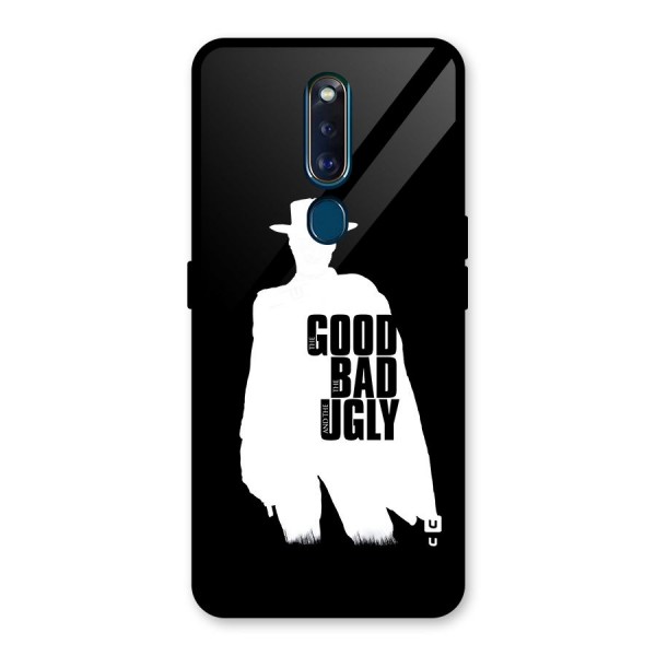 Good Bad Ugly Glass Back Case for Oppo F11 Pro