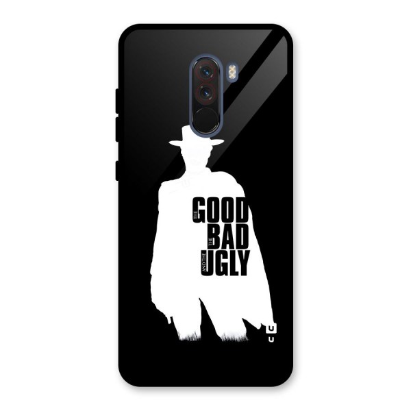 Good Bad Ugly Glass Back Case for Poco F1