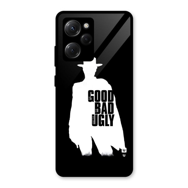 Good Bad Ugly Glass Back Case for Poco X5 Pro