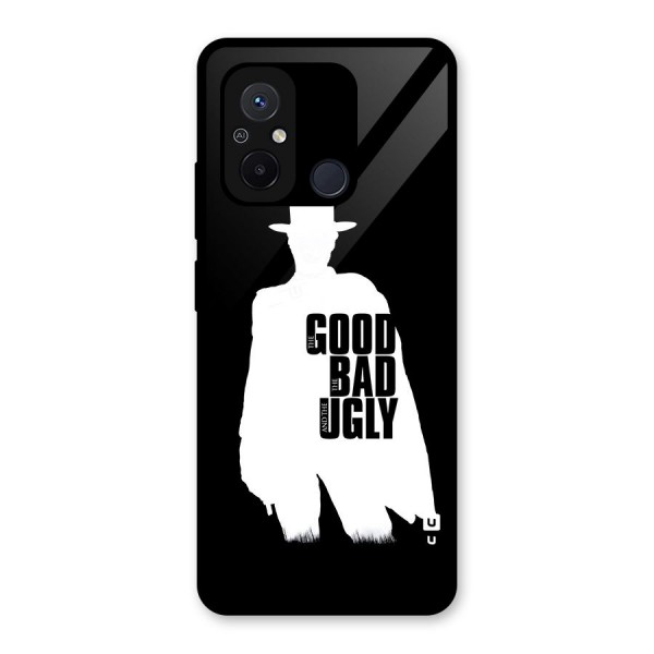 Good Bad Ugly Glass Back Case for Redmi 12C