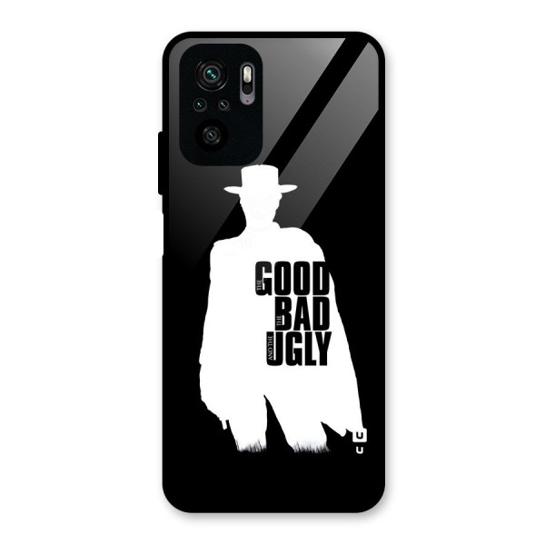 Good Bad Ugly Glass Back Case for Redmi Note 10