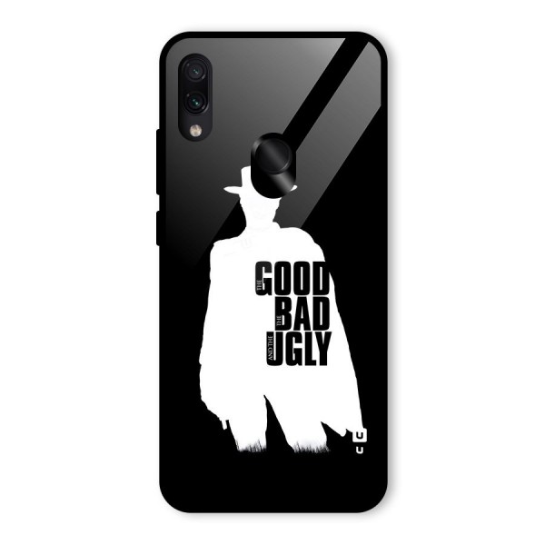 Good Bad Ugly Glass Back Case for Redmi Note 7