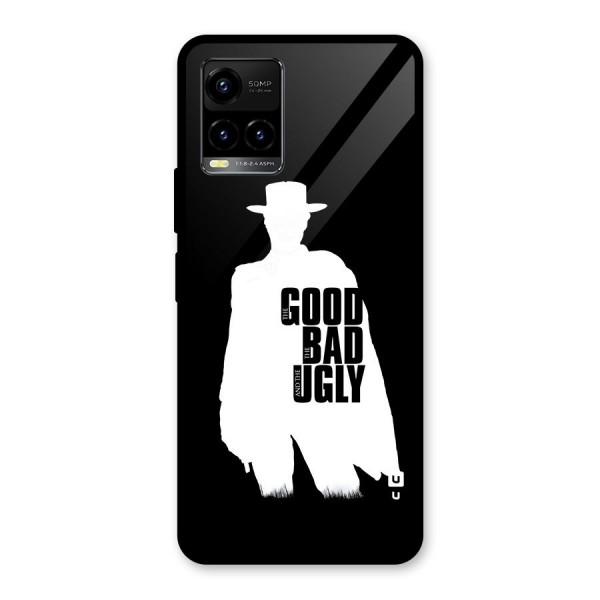 Good Bad Ugly Glass Back Case for Vivo Y21G