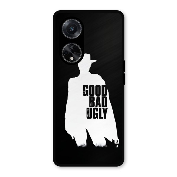 Good Bad Ugly Metal Back Case for Oppo F23